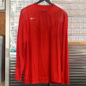 NIKE - Mens XL. Red. Long sleeve dri fit